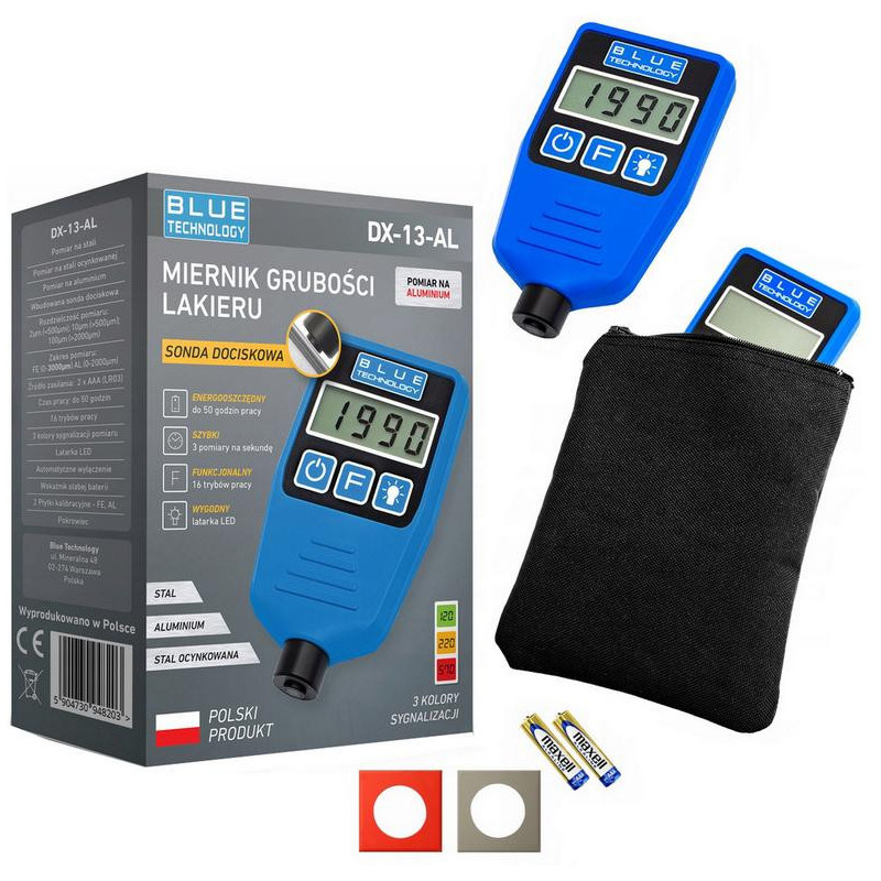 Miernik grubości lakieru Blue Technology DX-13-AL