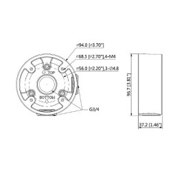 ADAPTER DAHUA PFA13A-E-BLACK