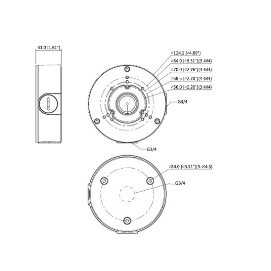 ADAPTER DAHUA PFA130-E-BLACK