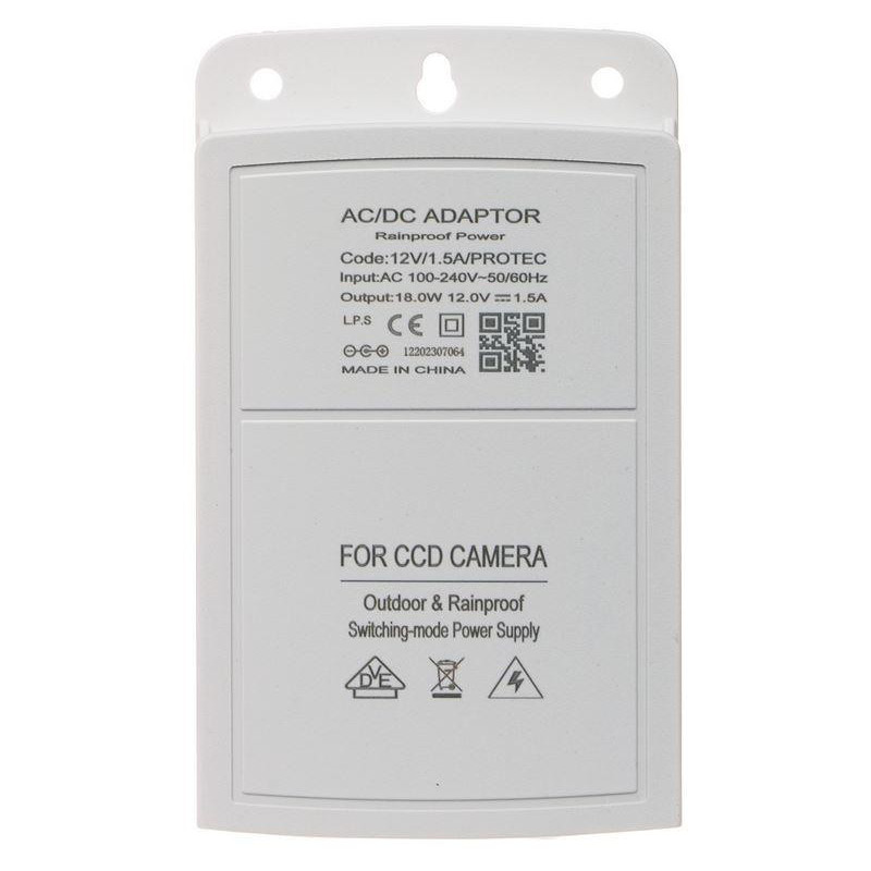 ZASILACZ PROTEC 12V/1.5A 1749