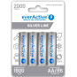 Akumulatorki AA / R6 Ni-MH everActive 2000mAh Silver Line (box 4 szt.)