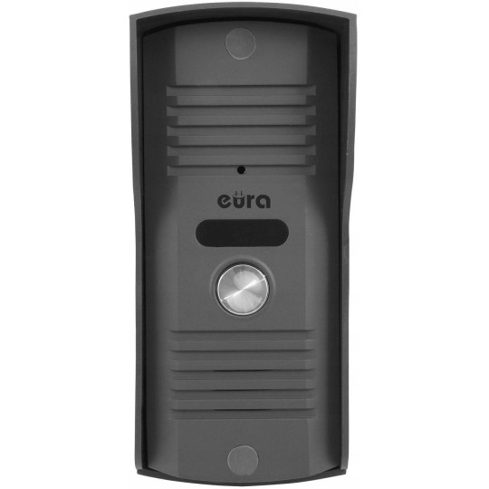 DOMOFON ''EURA'' ADP-51A3 ''DIFESA'' - 1-rodzinny, 2 unifony, interkom, biały