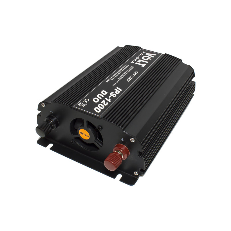 PRZETWORNICA VOLT POLSKA IPS-1200 DUO 12V 24V/230V 600X1200W