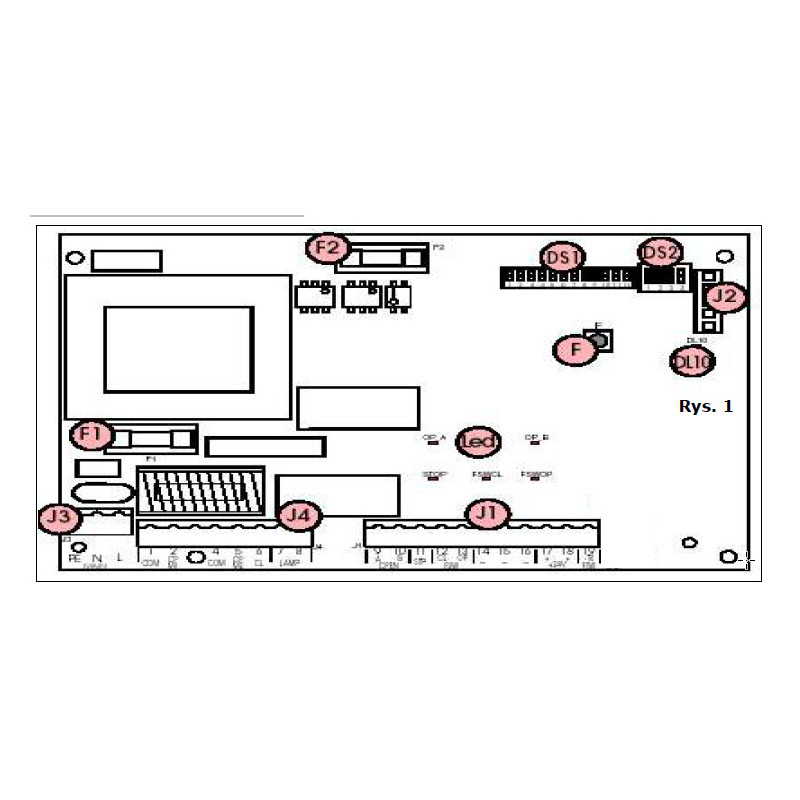 Centrala sterująca Genius Brain JA592/FAAC 452MPS