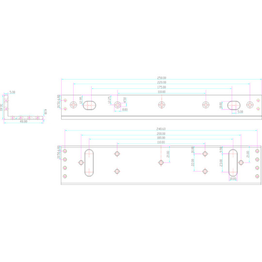 UCHWYT MONTAŻOWY SCOT BK-600L2 (DO ZWORY EL-600SL,TSL)