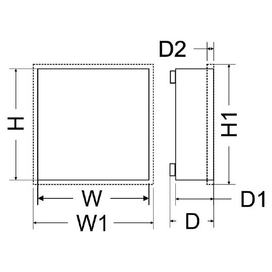 OBUDOWA ALARMOWA PUSTA Pulsar AWO000PU