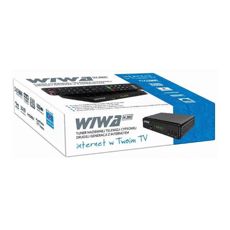 Tuner DVB-T/T2 WIWA H.265