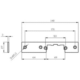 SZYLD ELEKTRA PROSTY KRÓTKI MAL.; 2421
