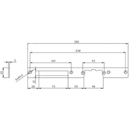 SZYLD ELEKTRA PROSTY DŁUGI MAL.; 2422