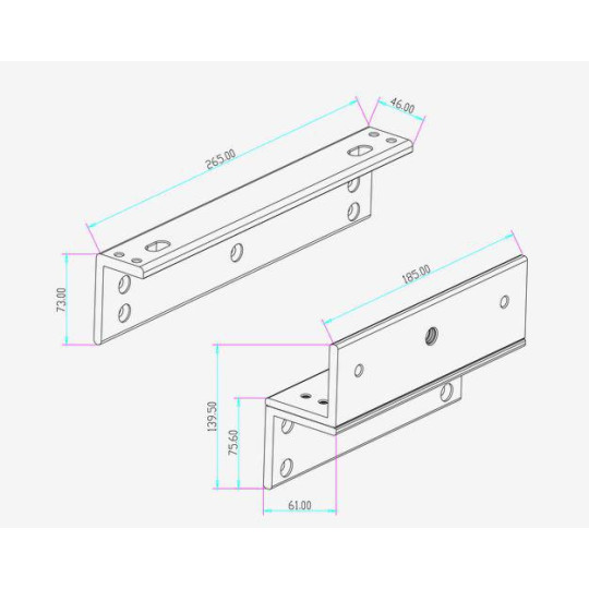 UCHWYT MONTAŻOWY SCOT BK-1200ZL2 (DO ZWORY EL-1200)