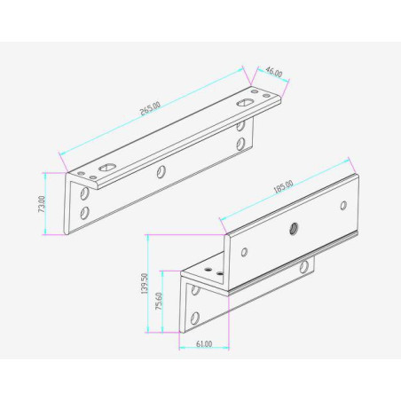 UCHWYT MONTAŻOWY SCOT BK-1200ZL2 (DO ZWORY EL-1200)