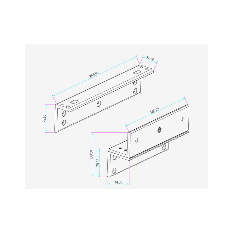 UCHWYT MONTAŻOWY SCOT BK-1200ZL2 (DO ZWORY EL-1200)