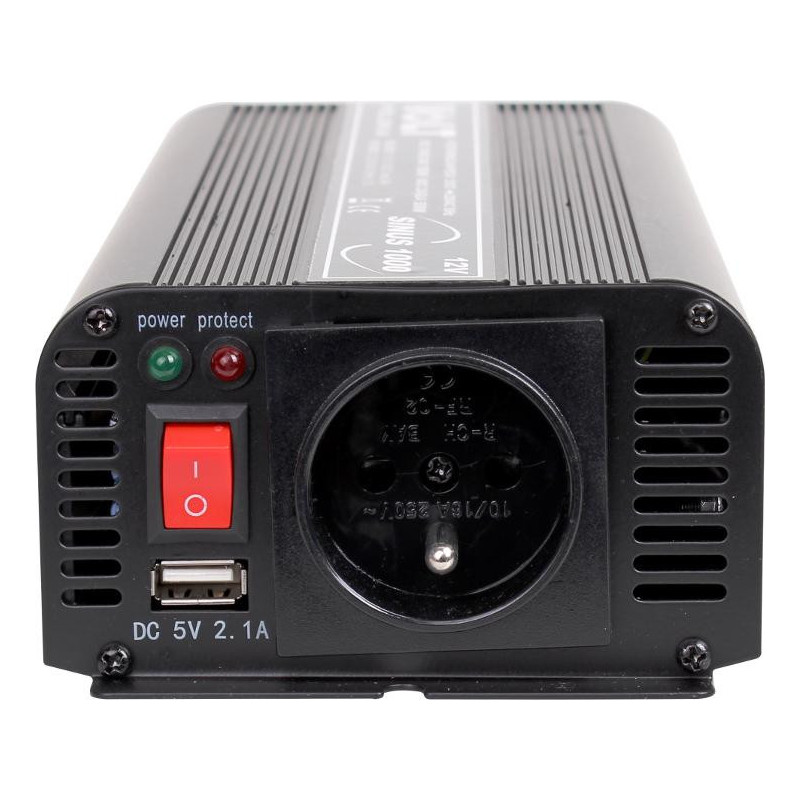 Przetwornica Volt Polska Sinus 500/1000W 12V / 230V