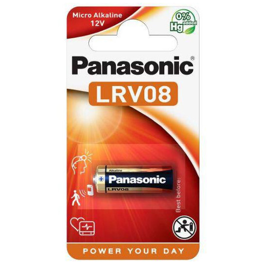Bateria LRV08 / A23 PANASONIC (blister 1 szt.)