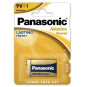 Bateria 6LR61 PANASONIC 9V Alcaline (blister 1 szt.)