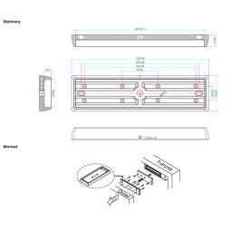 Uchwyt montażowy SCOT do drzwi przeciwpożarowych BK-600I2