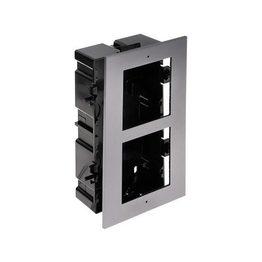 Ramka z puszką do montażu podtynkowego 2-modułowa HIKVISION DS-KD-ACF2(Plastic)