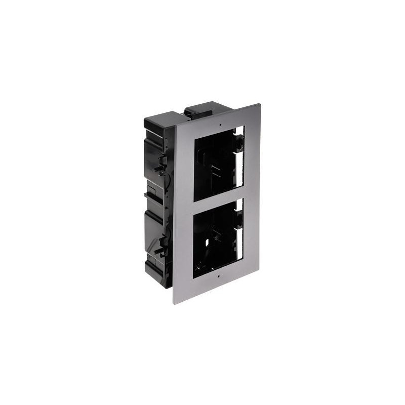 Ramka z puszką do montażu podtynkowego 2-modułowa HIKVISION DS-KD-ACF2(Plastic)