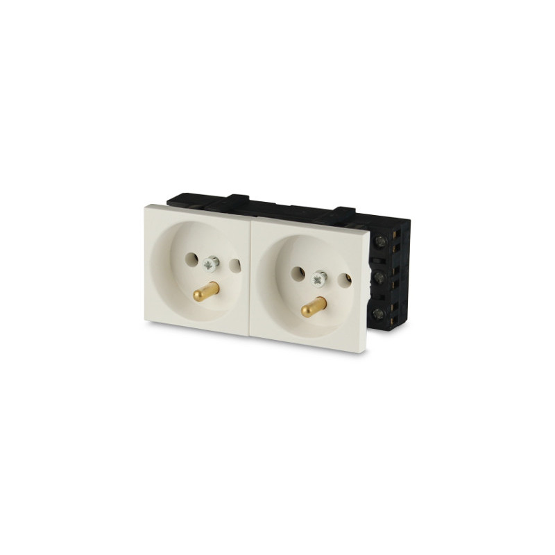 Gniazdo 2M elektryczne podwójne