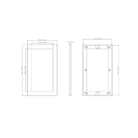 RAMKA DO MODUŁÓW WIDEODOMOFONOWYCH DAHUA VTM125