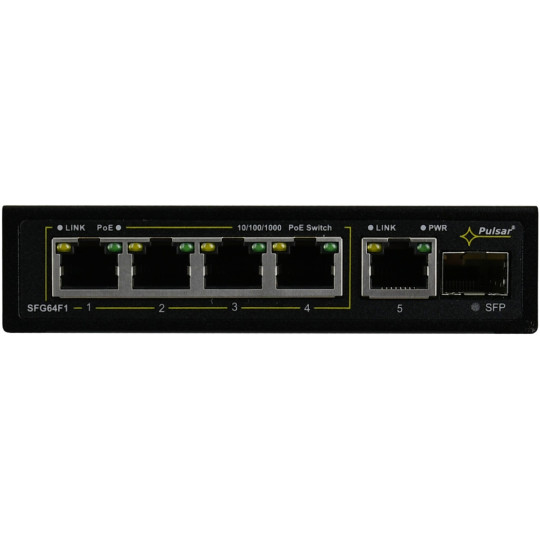 Switch 6-portowy PULSAR SFG64F1 do 4 kamer IP