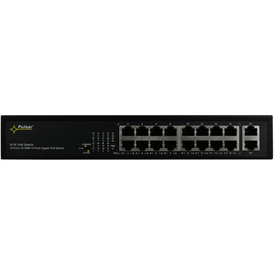 Switch PULSAR 16-portowy S116 do 16 kamer IP