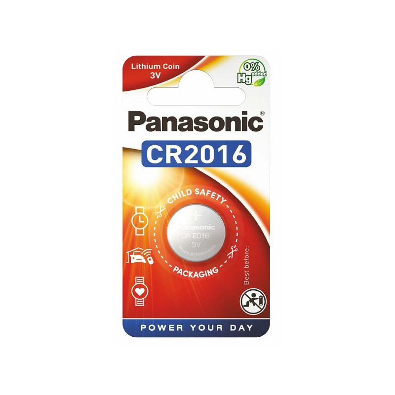 Bateria CR2016 PANASONIC (blister 1 szt.)