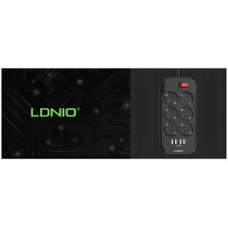 Listwa zasilająca LDNIO SE6403 6 Gniazd + 4x USB Przedłużacz