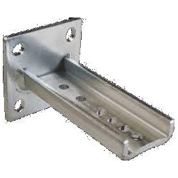 BFT SFR L-B - długi regulowany uchwyt (przykręcany) na słupek na 1 siłownik (N735003)