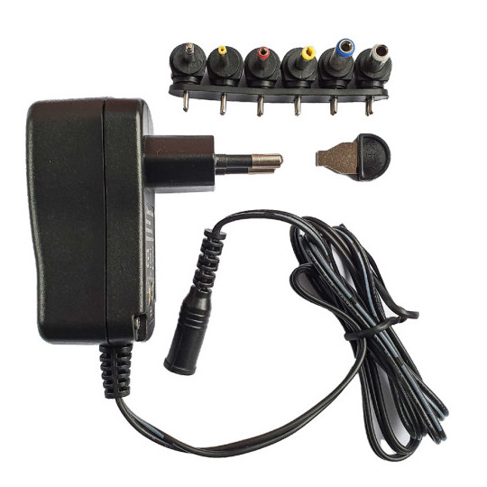 ZASILACZ WTYCZKOWY 3-12V 2.25A 1m. 3V 4,5V 5V 6V 7,5V 9V 12VDC REGULOWANY ESPE