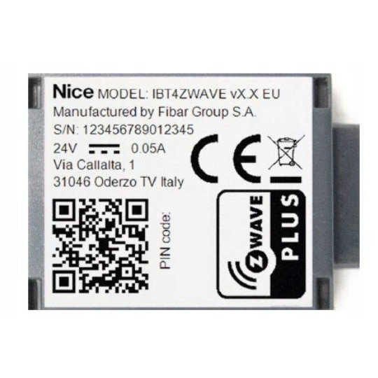 Interfejs NICE IBT4ZWAVE