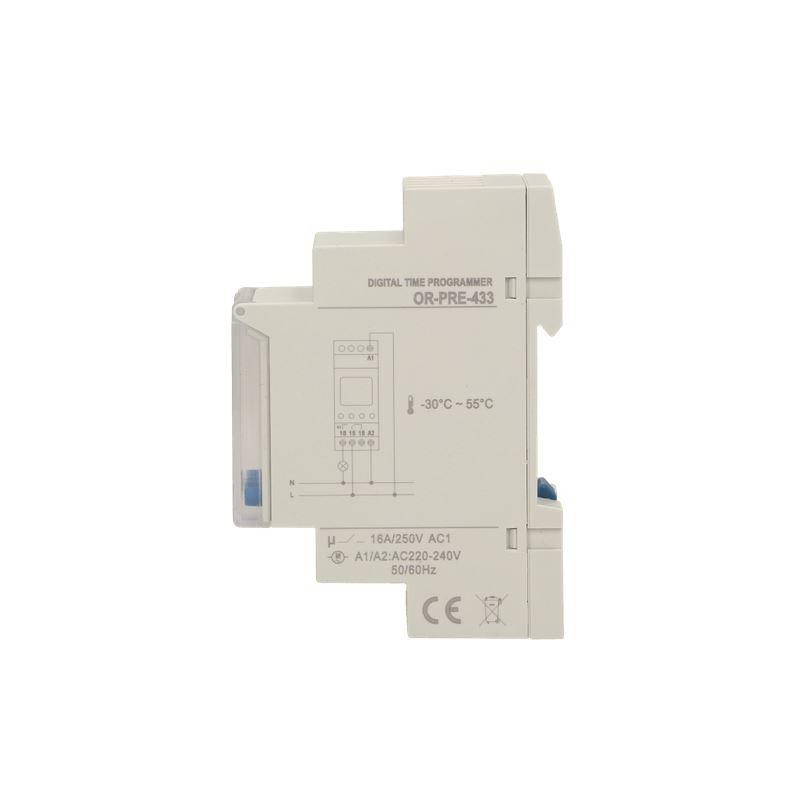 Programator elektroniczny ORNO na szynę DIN OR-PRE-433