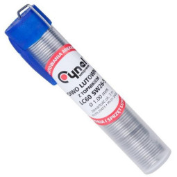 CYNA LUTOWNICZA CYNEL FIOLKA 16G 1MM Sn60Pb40 SW26