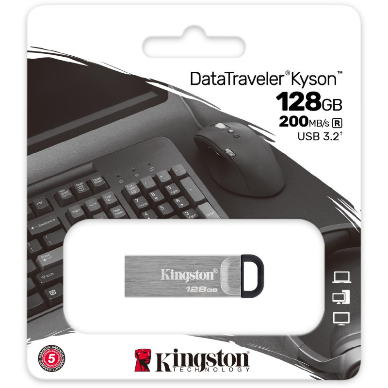 Pendrive Kingston Kyson DTKN/128GB USB 3.2 Gen1