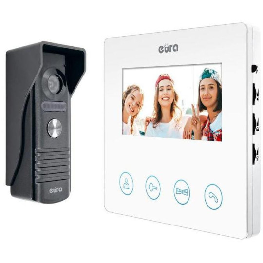 Wideodomofon EURA VDP-52A3 "ATIRA" biały