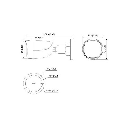 KAMERA HDCVI DAHUA HAC-HFW1500C-0280B-S2