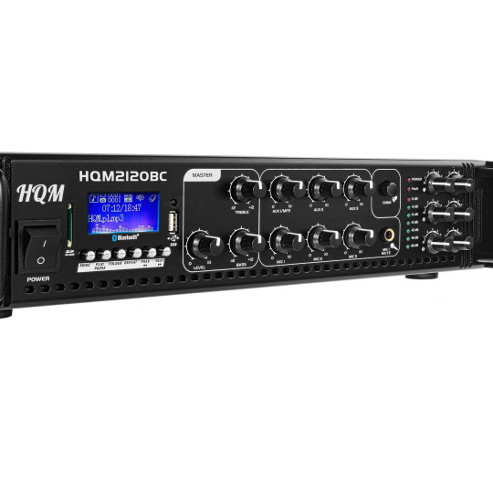 WZMACNIACZ HQM2120BC RADIO FM/MP3/BLUETOOTH 120W