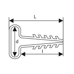 UCHWYT WBIJANY DO PRZEWODÓW PŁASKICH UWP-4 (100szt.)