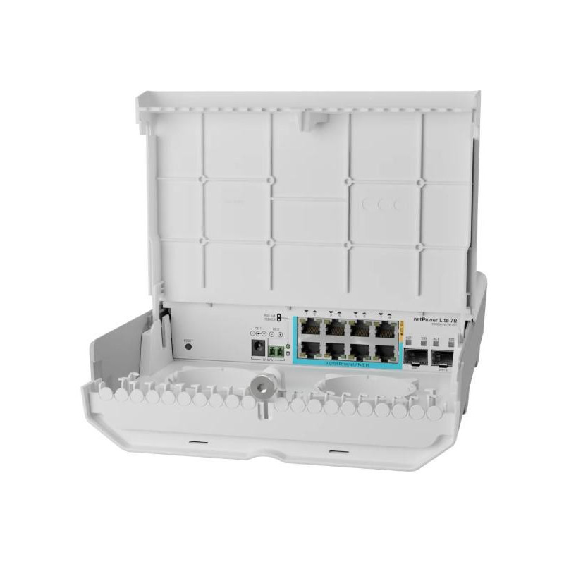 MIKROTIK ROUTERBOARD netPower Lite 7R (CSS610-1GI-7R-2S+OUT)