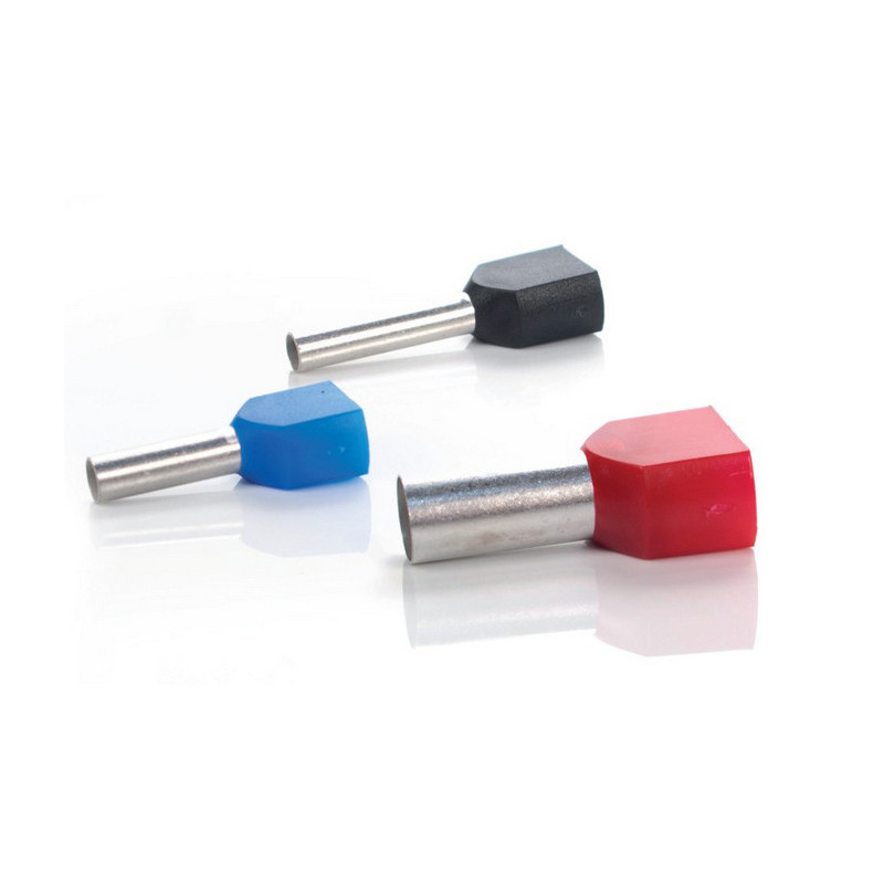 TULEJKA IZOLOWANA PODWÓJNA 6mm2 DUID-2X6,0-14ZO ŻÓŁTY (100szt.)