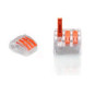 ZŁĄCZKA DO PRZEWODÓW ZATRZASKOWA 0,2-4,0mm2 PC-233 3GNIAZDA (1szt.)