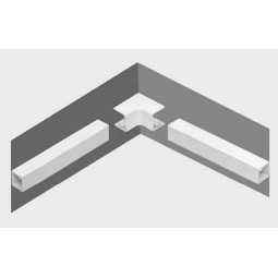 Osprzęt do listew elektroinstalacyjnych, narożnik wewnętrzny BIAŁY NW 14x14 (1szt.)