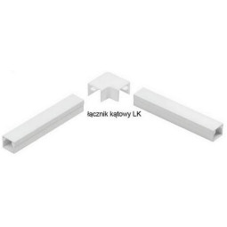 Osprzęt do listew elektroinstalacyjnych, łącznik kątowy BIAŁY LK 40x25 (1szt.)