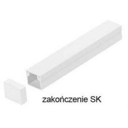 Osprzęt do listew elektroinstalacyjnych, zakończenie BIAŁY SK 60x40 (1szt.)