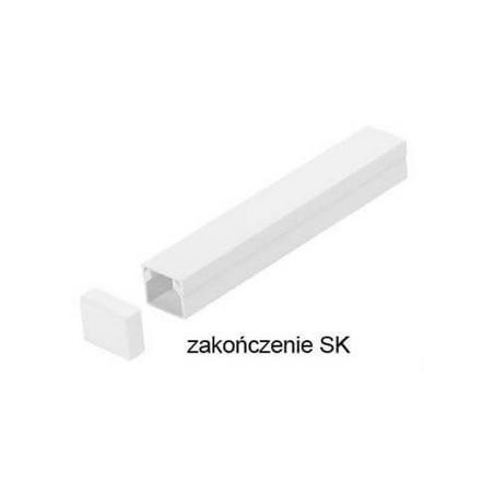 Osprzęt do listew elektroinstalacyjnych, zakończenie BIAŁY SK 60x40 (1szt.)