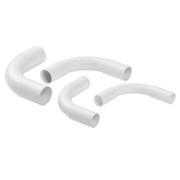 Złączka do rur elektroinstalacyjnych sztywna, kątowa BIAŁY ZKL-16 (1szt.)