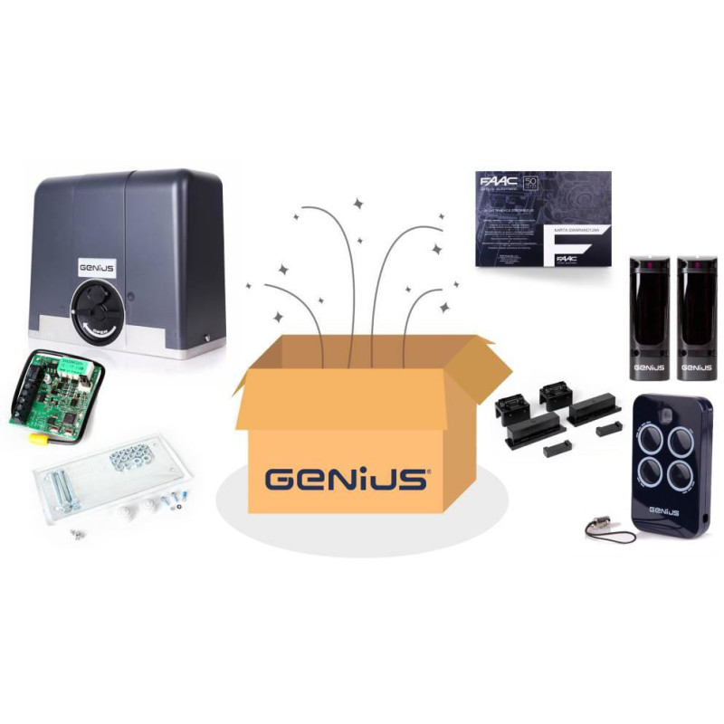 Zestaw Genius Blizzard 500 do 500kg bram przesuwnych