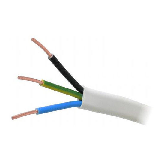 Przewód elektryczny drut płaski YDYp 450/750V 3x1,5mm2 100m MERCOR