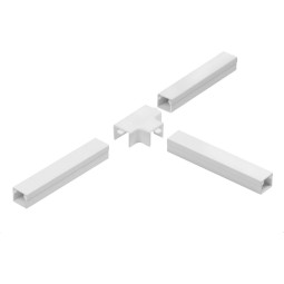 Osprzęt do listew elektroinstalacyjnych, trójnik BIAŁY LO 35x18 (1szt.)