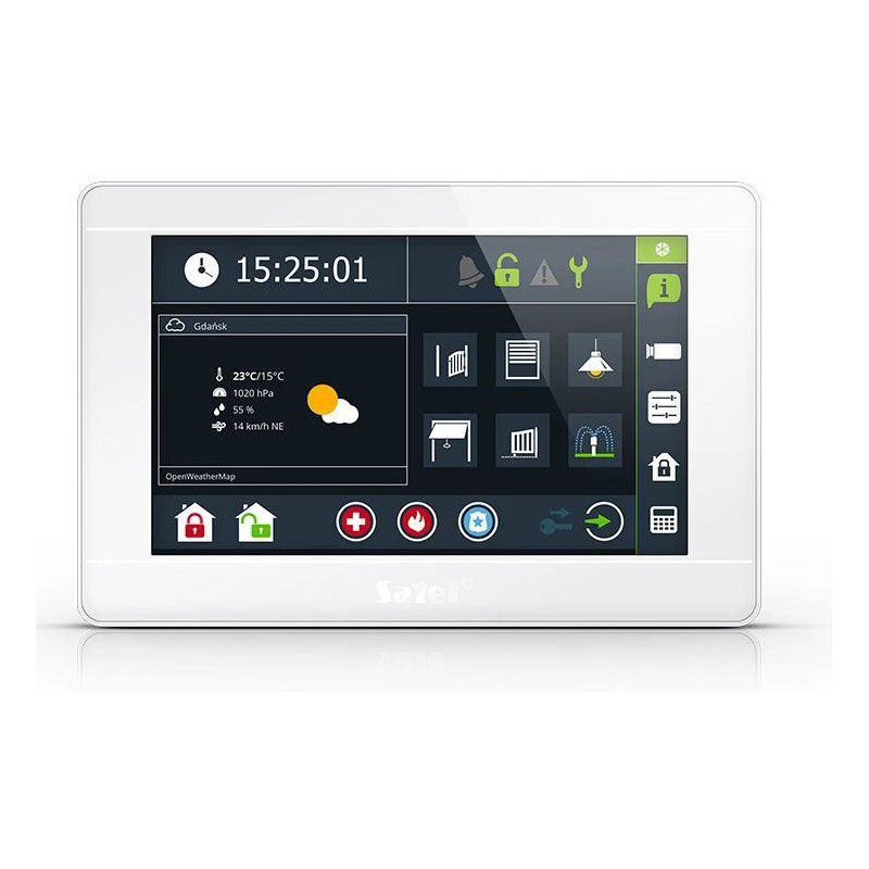 SATEL MANIPULATOR INT-TSI-W GRAFICZNY 7 CALI (BIAŁY)